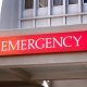 hospital emergency room sign